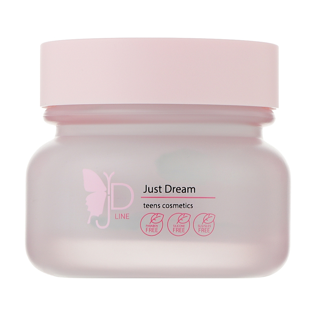 Себорегулювальна маска для обличчя JD Line Just Dream Teens Cosmetics Blue Detox Mask з блакитною глиною, 50 мл